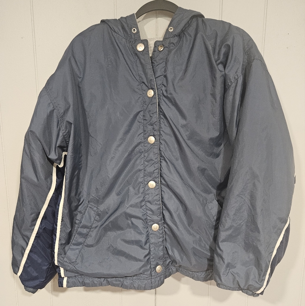 90’s Retro Basic Editions Large Reversible Windbr… - image 2